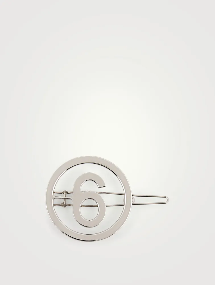 6 Logo Hair Clip