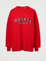Iris Organic Cotton Crewneck Sweatshirt