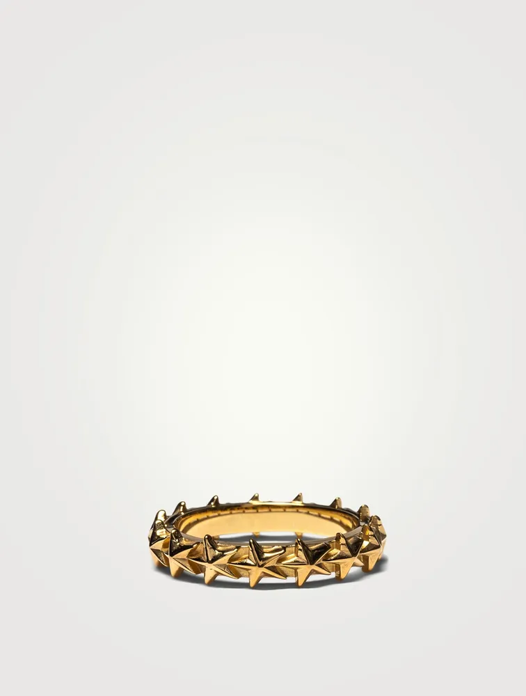 14K Goldplated Star Ring