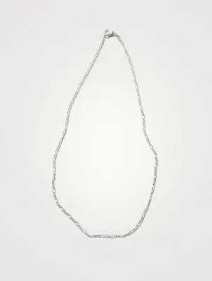 Sterling Silver Figaro Chain Necklace