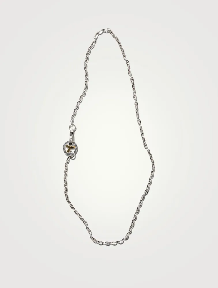 Sterling Silver Mariner Chain Necklace