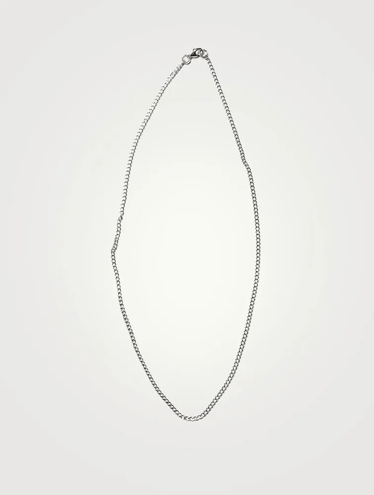 Sterling Silver Curb Chain Necklace