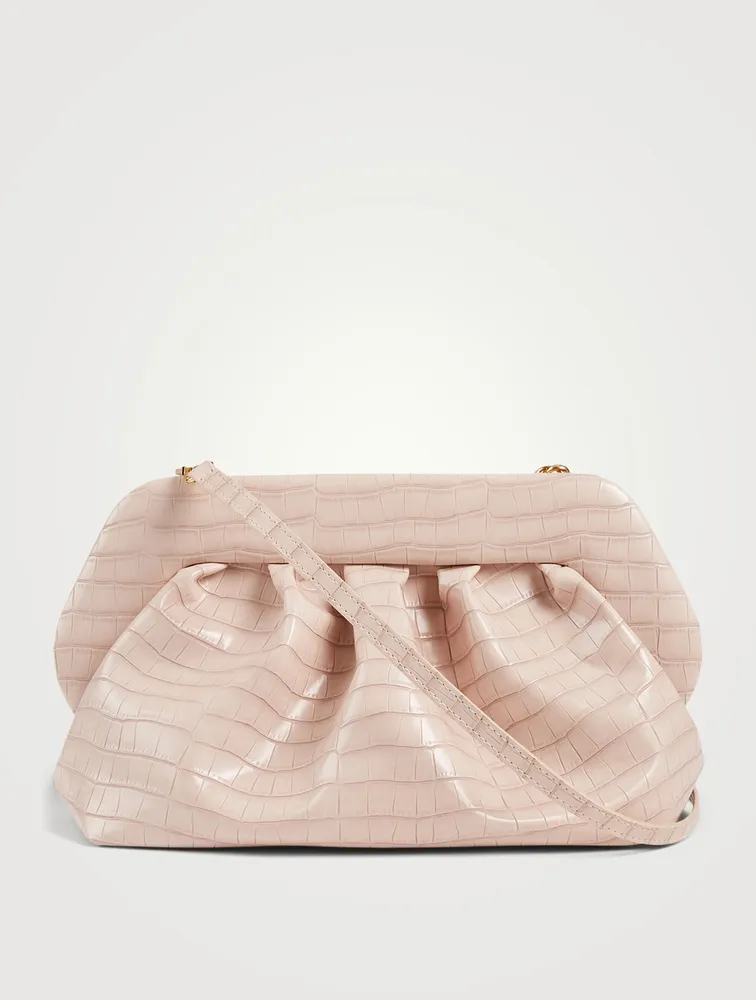 Bios Basic Croc-Embossed Eco Leather Bag