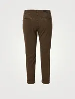 Caden Cotton Stretch Tailored Pants
