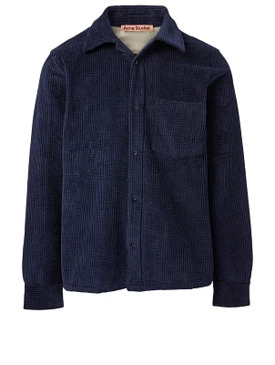 Cotton Stretch Corduroy Shirt