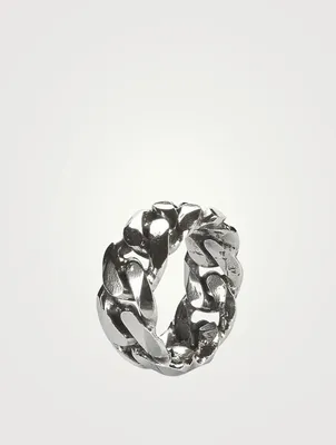 Sterling Silver Chain Ring