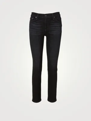 Mari High-Waisted Slim Jeans