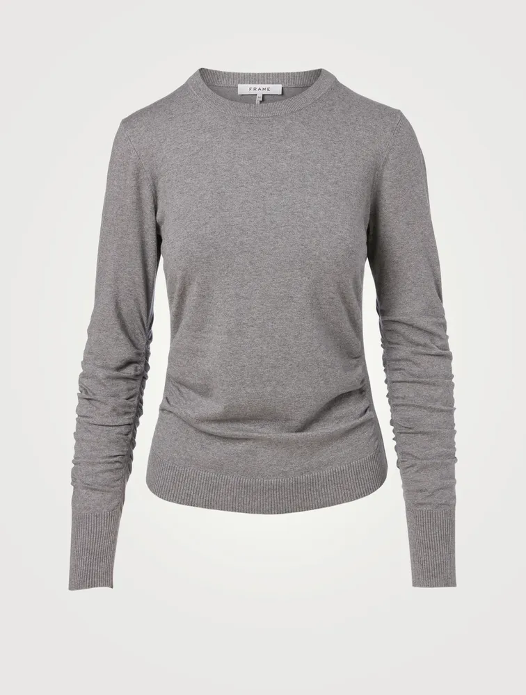 Silk And Cotton Crewneck Sweater