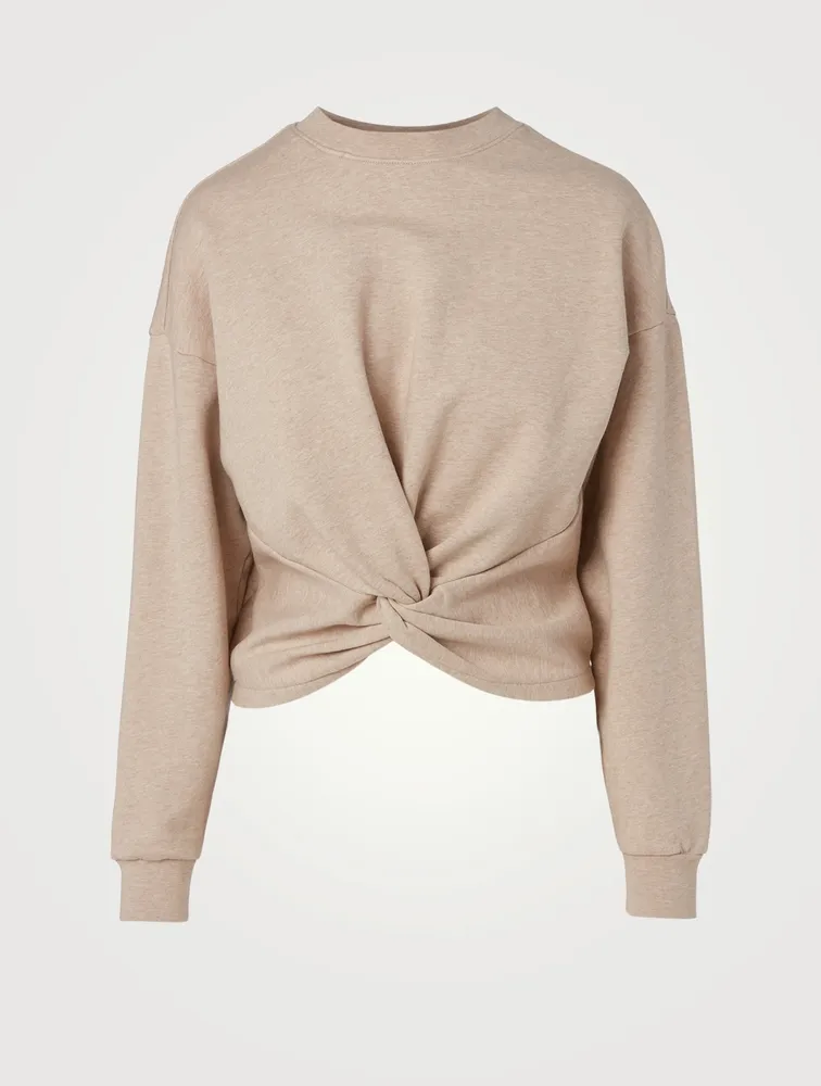 Cotton Twisted Sweatshirt