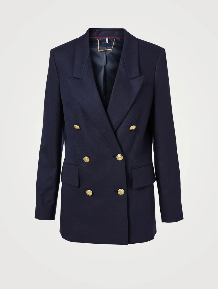 Glen Wool And Cashmere Blazer