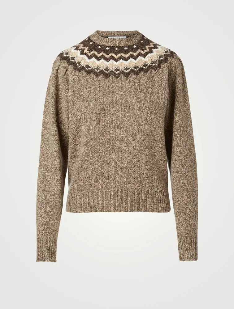 Wool And Cashmere Fairisle Sweater