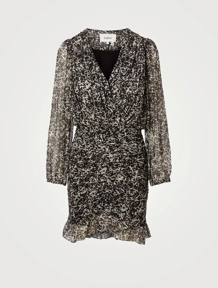 Ezra Printed Mini Dress