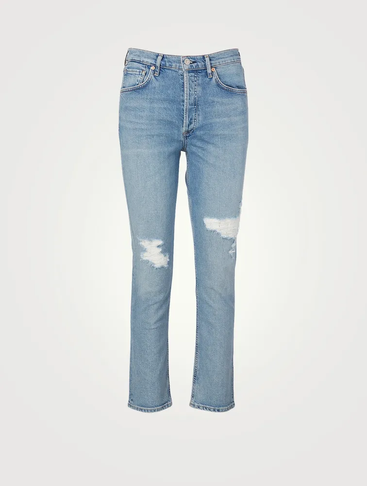 Charlotte High-Waisted Straight Jeans