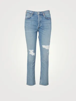 Charlotte High-Waisted Straight Jeans