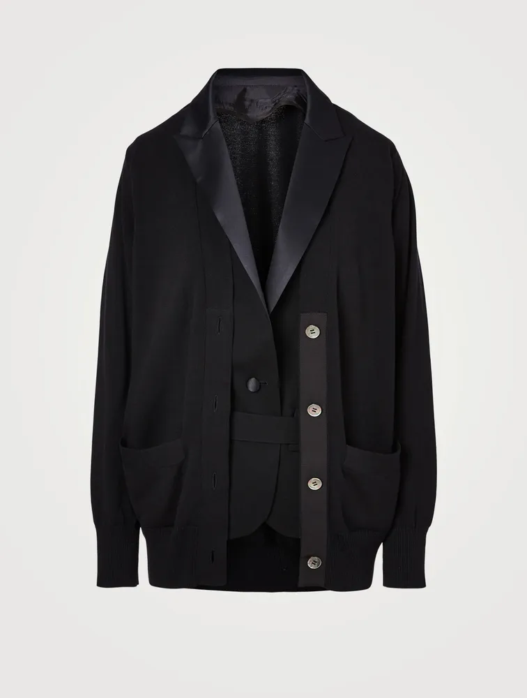 Suiting Knit Cardigan