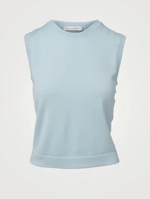 Wool Sleeveless Sweater