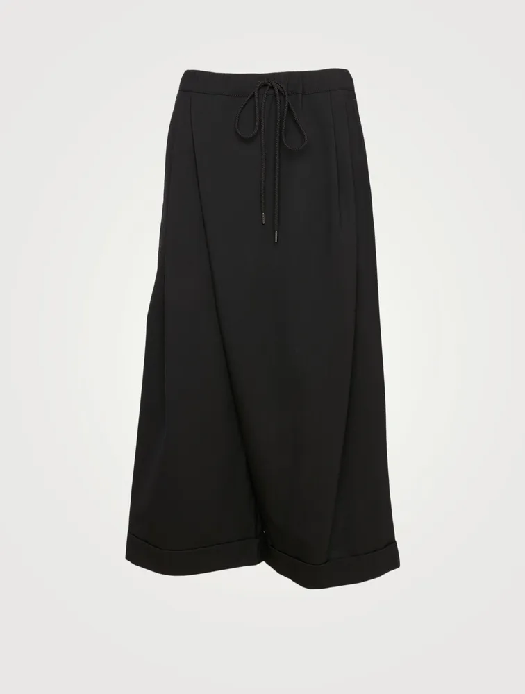 Wide-Leg Karate Pants