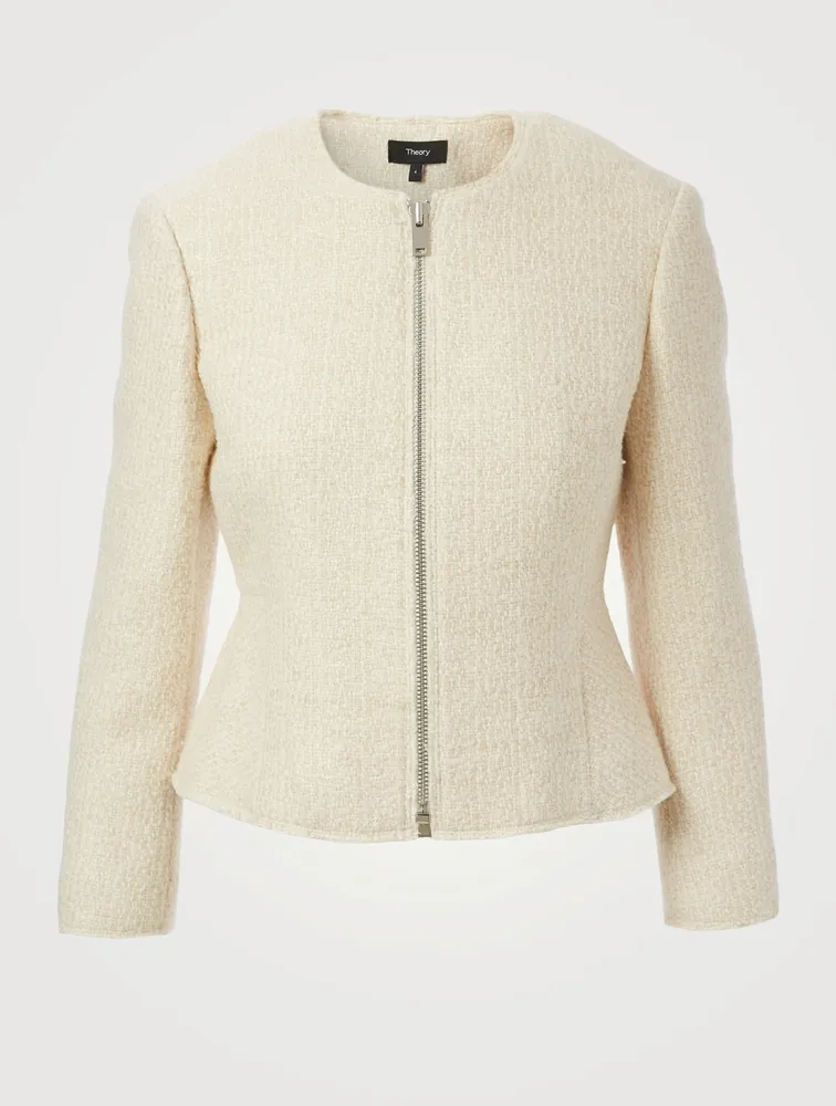 Tweed Peplum Jacket