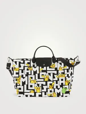 Large Longchamp x Pokémon Travel Bag