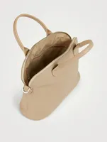Small Le Foulonné Leather Top Handle Bag