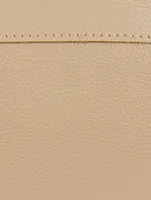 Small Le Foulonné Leather Top Handle Bag
