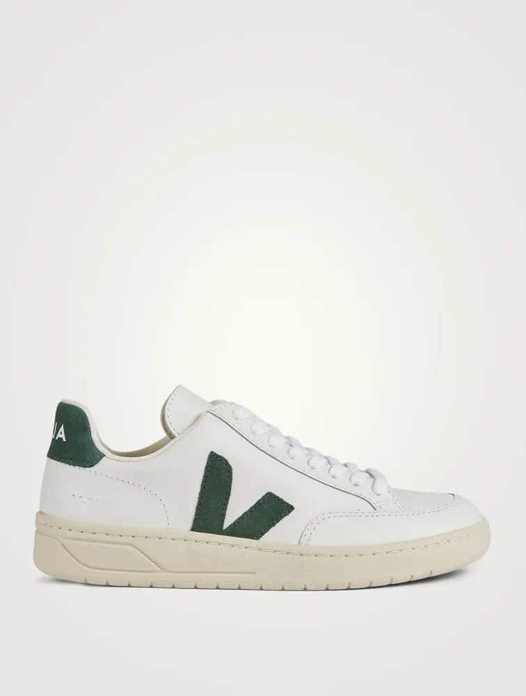 V- Leather Sneakers
