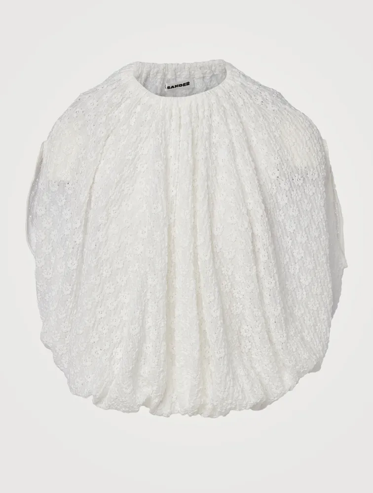 Floral Lace Jersey Top