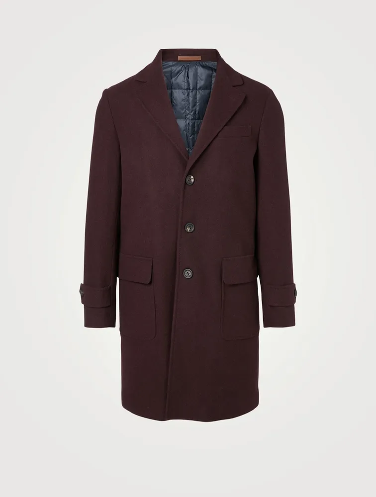 Wool And Cashmere Coat