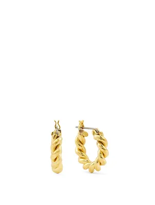 Mini Twist Hoop Earrings