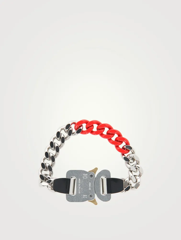 Coloured Links Buckle Bracelet