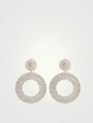 Crystal Hoop Earrings