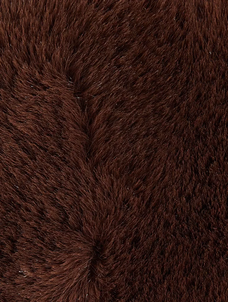 Small Liz Faux Fur Tote Bag