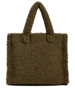 Medium Lolita Faux Shearling Kozak Tote Bag