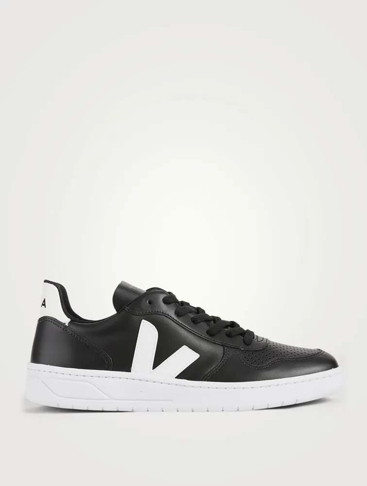 V- Leather Sneakers