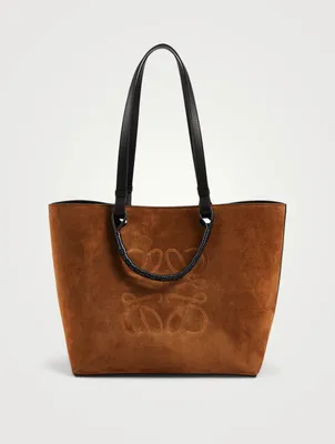 Anagram Suede Tote Bag