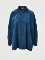 Cotton Corduroy Wide Shirt