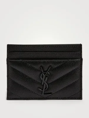 YSL Monogram Leather Card Holder
