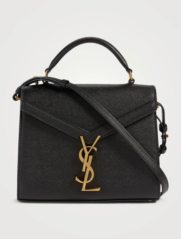 Mini Cassandra YSL Monogram Leather Top Handle Bag