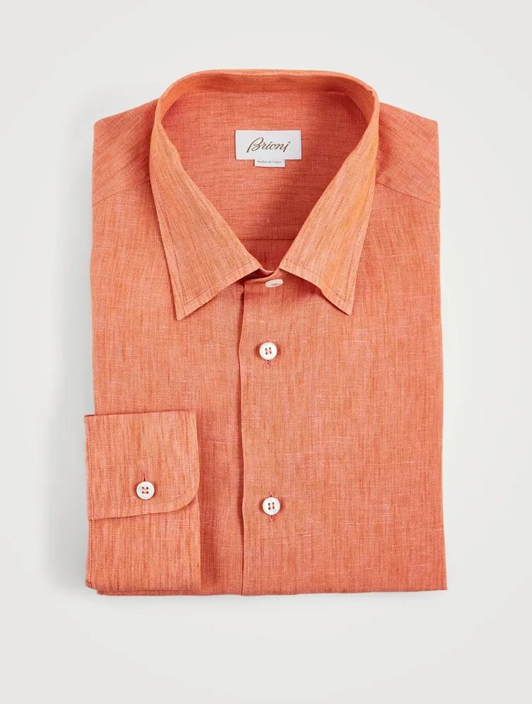 Linen Long-Sleeve Shirt
