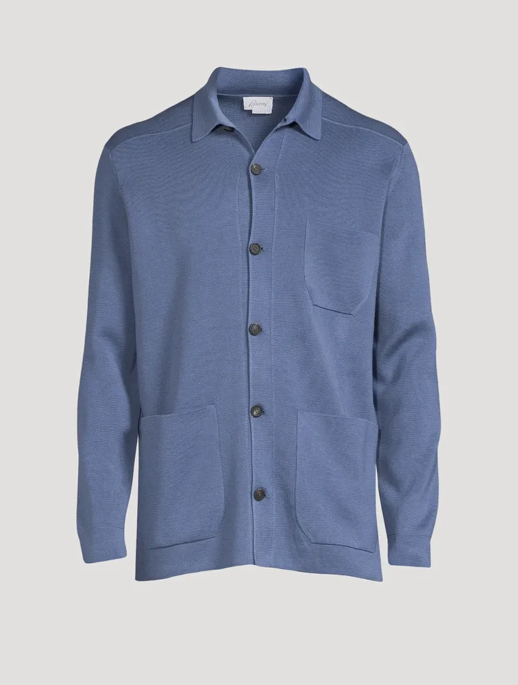 Silk And Cotton Shirt Jacket