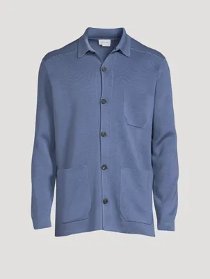 Silk And Cotton Shirt Jacket