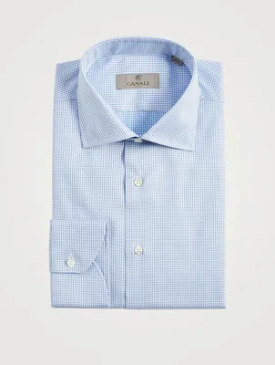 Cotton Dress Shirt Gingham Print