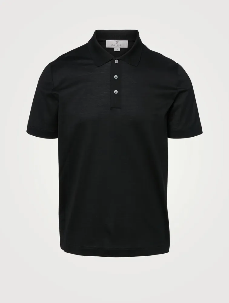 Cotton Short-Sleeve Polo Shirt