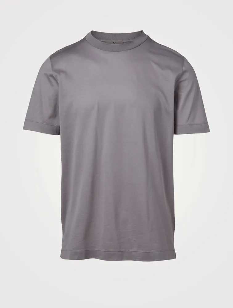 Cotton Jersey Crewneck T-Shirt