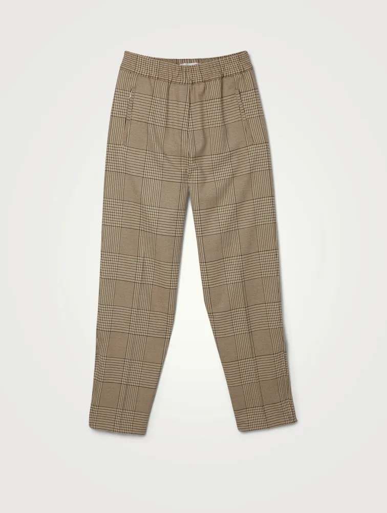 Meg Pants Check Print