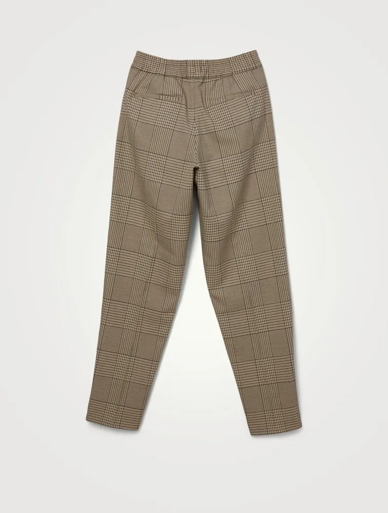 Meg Pants Check Print