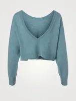 Valcyrie Wool Top With Open Back