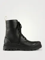Leather Combat Boots