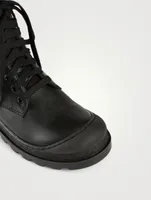 Leather Combat Boots