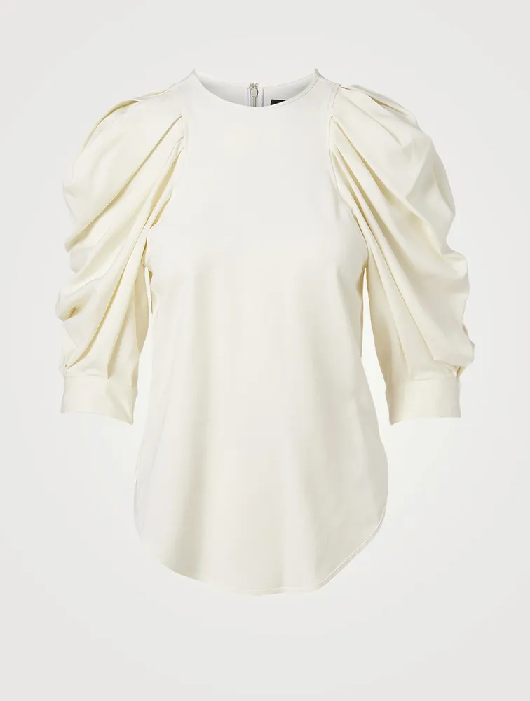Surya Puff-Sleeve Top